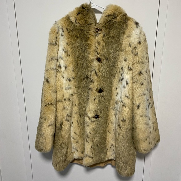 Animal print Reversible hoddie coat - Picture 1 of 2